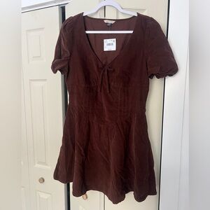 American Eagle Outfitters Chocolate Brown Dress New with Tags